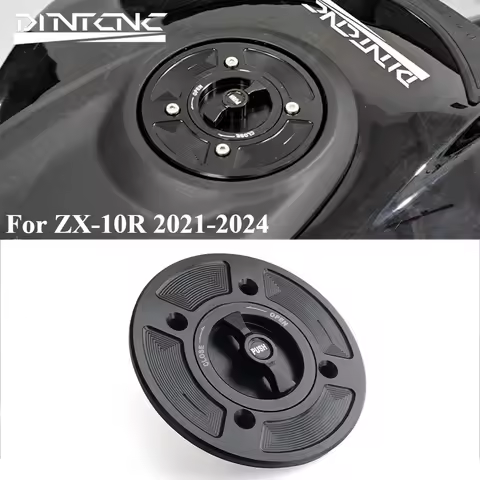 For KAWASAKI ZX10R ZXR10RR Fuel Gas Tank Cover ZX-10R ZX-R10RR 2021-2024 Motorcycle Quick Release Ro