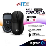 Logitech G PRO X SUPERLIGHT 2c Wireless Gaming Mouse with Compact Design, HERO 2 Sensor, LIGHTFORCE 