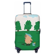 คาปิบารา ผ้าคลุมกระเป๋าเดินทาง ผ้าสแปนเด็กซ์ แบบยืดหยุ่น ยืดหยุ่น Capybara Luggage Cover 18 20 22 24