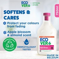 Ecover Fabric Softener Apple Blossom & Almond 750ml - Softens & Helps Care for your Clothes | Plant-