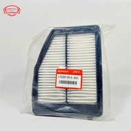 Honda Civic engine air filter 1.8L, 2.0L (2012-2016). OEM: 17220-R1A-A01