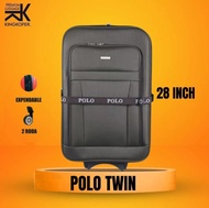 Koper 28 inch Polo Twin Ukuran Bagasi  – koper jumbo - Tas Travel – Tas koper - koper kain - koper a