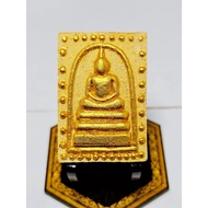 泰国佛牌 Amulet Smodej 百万崇迪佛 高3.5cm 森林派高僧 Luang Tar Miak 庙 Wat Pho Kapho 佛历 2543 参多位老僧圣粉料制