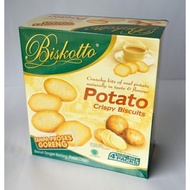 Cemilan / Biskuit Biskotto Potato Crispy Biscuits / 400gr / Isi 4pack