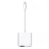 Lightning to RJ45 Ethernet LAN Network Adapter with Charge Port for Select iPhone,iPad Models 100Mbp
