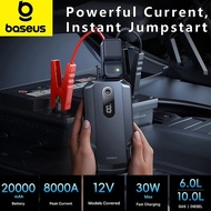 Baseus 20000mAh Car Jump Starter Power Bank 8000A 12V Portable Car Battery Starter Emergency Booster