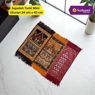 Mini Turkish Prayer Rug, Small Prayer Rug, Children's Prayer Rug, Tahlilan Souvenir