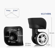 2pcs universal wheel pull baggage wear set travel luggage roller trolley case activity castor piggy