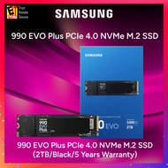 SAMSUNG SSD 990 EVO PLUS NVMe M.2 (2280) 1TB/2TB/4TB 7250MB/s READ 6300MB/s WRITE SPEED- 5YRS WARRAN