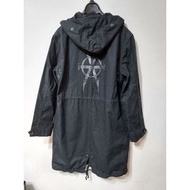 OVERKILL INC台灣潮流品牌帥氣男裝長版連帽外套二手