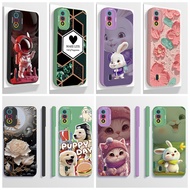 Itel A37 / Itel A26 Phone Case Aesthetic Cartoon Astronaut Full Matte Soft TPU Silicone Cover Shockp