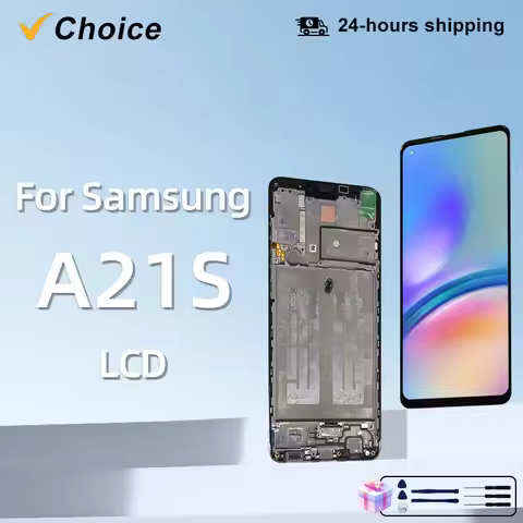 6.5" Tested LCD For Samsung Galaxy A21S Display A217F A217 LCD Touch Screen Digitizer Display For Ga
