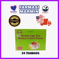 FARMASI HERBAL LIPO TEA HONEY LEMON FLAVOR 24 TEABAGS