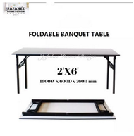 JHD 3V Foldable Banquet Table 2'X6'