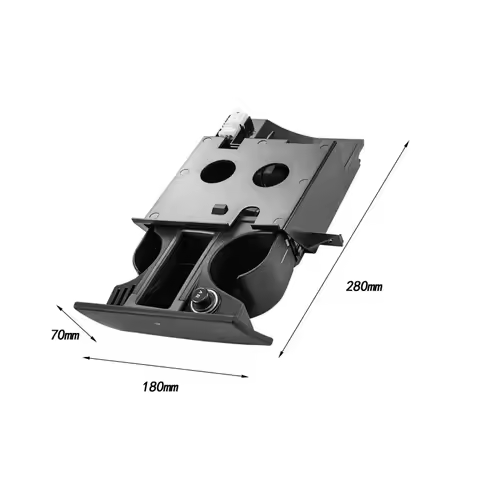 Car Cup Holder RHD 7H285860171N 7H285860130T Center Console Cup Holder Fit for VW T5 2003-2017 Trans