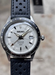 Brand New Seiko Presage GMT 60s Style Silver Dial Automatic Watch SSK011J1 SARY231