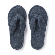 มูจิ รองเท้าใส่ในบ้านผ้าฝ้ายแบบคีบ - MUJI Cotton Pile Slippers Tong (New)