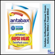 Antabax Antibacterial Shower Cream Active Deo 850ml + Fresh 850ml (TwinPack)