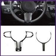 【BET】ABS Carbon Steering Wheel Cover Trim for BMW F Chassis F22 F30 F32  for F10 F12 F15[my]