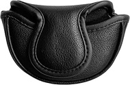 Classic Black/White Golf Putter Cover Magnetic, Mid Mallet Putter Head Cover Club Protection Case fi