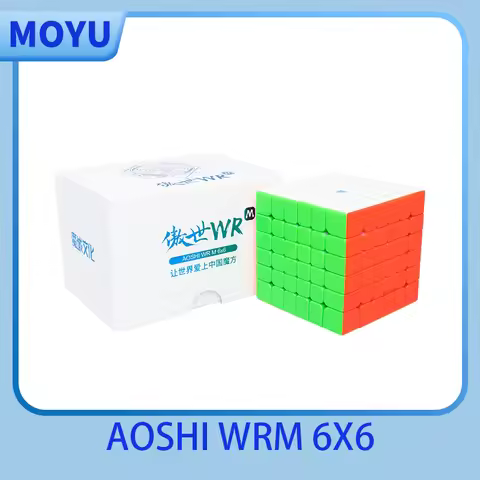Moyu Aoshi WRM 6X6 Magnetic Magic Speed Cube Stickerless Professional Fidget Toys Aoshi 6X6 WR M Cub