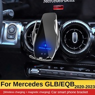 2020-2023 For Mercedes Benz GLB EQB X247 Mobile Phone Holder Wireless Charger Car Cell Phones Mount 