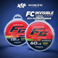 [MSF] Hitokuchi FC Invisible Shock Leader 80% Fluorocarbon Tali Hantu Perambut Pancing Fishing Line