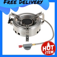 [Ready Stock] Outdoor Mountaineering Camping Cooking Big Power Windproof Gas Stove Head Butane Burner Infrared Heating