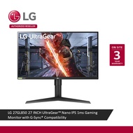 [READY STOCKS!] LG 27GL850 27 INCH UltraGear™ Nano IPS 1ms Gaming Monitor with G-Sync® Compatibility (27 Inch Diagonal) [27GL850-B] [TechUnique]