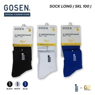 GOSEN BADMINTON SOCK LONG 100 (Free size Anti Slip Cotton Sock)