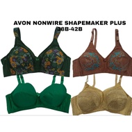 AVON NONWIRE BRA SHAPEMAKER PLUS SIZE BRA 38B-42B
