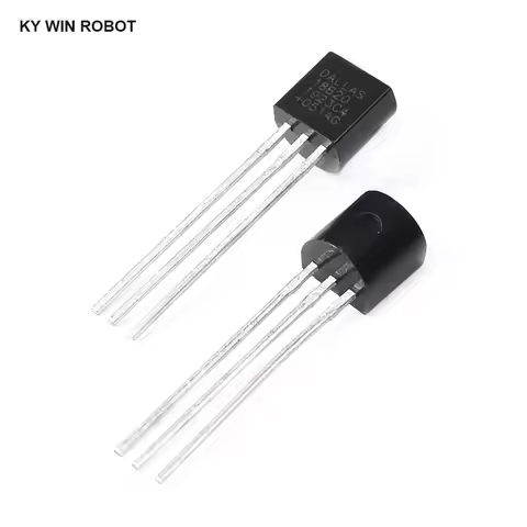 5pcs/lot Sensor Electronic chip DS18B20 TO-92 18B20 chips Temperature Sensor IC 18b20 diy electronic
