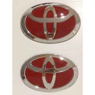 TOYOTA RED LOGO NCP93 RED LOGO TOYOTA DUGONG LOGO MERAH TOYOTA