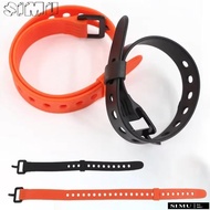 SIMULR Cargo Tie-Down Strap, Reusable Quick Release Tool Rubber Tension Strap, Compact Silicone Adju