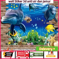 3D Wall Sticker Dolphin 3D Sticker Home Decoration 3D Wall Sticker