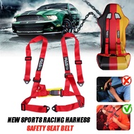 Car Modification 2 Inch 4-point Safety Harness Kart Racing Seat Belt Quick Release Seat Belt Safety 