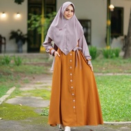 Gamis Aden Maira Two Tone Sunset Taupe Size L
