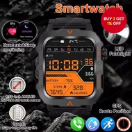 New GPS Position 1.73 Smart Watch for Men, 3ATM Waterproof with Compass, Bluetooth Call, Health Moni
