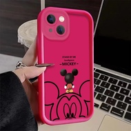 casing For Realme C53 N53 C51 C55 C2 10 4G 2 Narzo 50 5G Kasus telefon Mickey anti jatuh balik silik