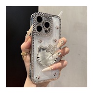 9 ️ ⃣ 3D Diamond KT Cat Suitable for iPhone16promax Apple 15 Phone Case 14p Premium172026.03.01