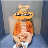 (Only Clothes Not Doll )55cm All-Glue Simulation Doll Betty Rebirth  Barbie Silicone Soft Princess C