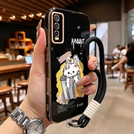 Casing hp For VIVO Y20 Y20s Y20i Y20t Y20G Y12s Y12a Y11s Y30G Y33t Y33s Case Rabbit on trash can Ca