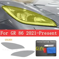 Car Headlight Protective Film For Toyota GR 86 GR86 2021 2022 Accessories Headlamp Restoration Trans