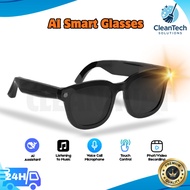 【Ready】AI Smart Glasses 500MP HD Camera WiFi Bluetooth HeyCyan APP ChatGPT Video Recording Music Tra