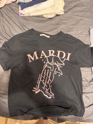 Mardi Mercredi 黑色短袖上衣