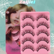 ZAIJIEEE Diamond Manga Lashes Handmade Dramatic Volume fiber Fuffy Lashes Thick Long Eye Lashes