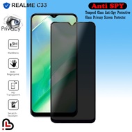 Realme C33 Tempered Glass Anti Spy Anti Scratch Anti privacy Glass