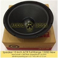 Speaker 15 inch ACR Full Range 15200 New - 15 inch ACR Full Range