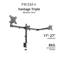PRISM+ Vantage Triple | 17" - 27" VESA Monitor Arm