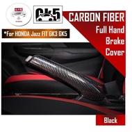 Xuming ฮอนด้าแจ๊ส /Fit GK GK3 GK5เบรกมือปกมือแบ่งปกคาร์บอนไฟเบอร์อุปกรณ์ตกแต่งรถ